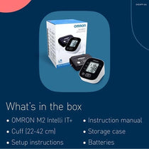 Omron M2 Intelli IT Upper Arm Blood Pressure Monitor Black/White
