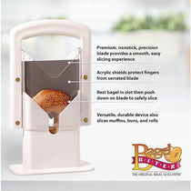 KitchenCraft Bagel Slicer And Cutter Manual - White
