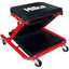 Hilka 2-in-1 Car Creeper & Mechanic Seat Rolling Red/Black