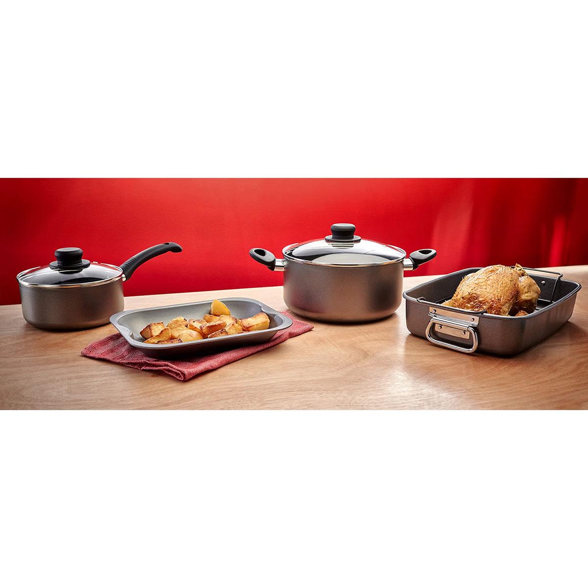 Judge Everyday Non-Stick Roaster Bakeware Pan Grey