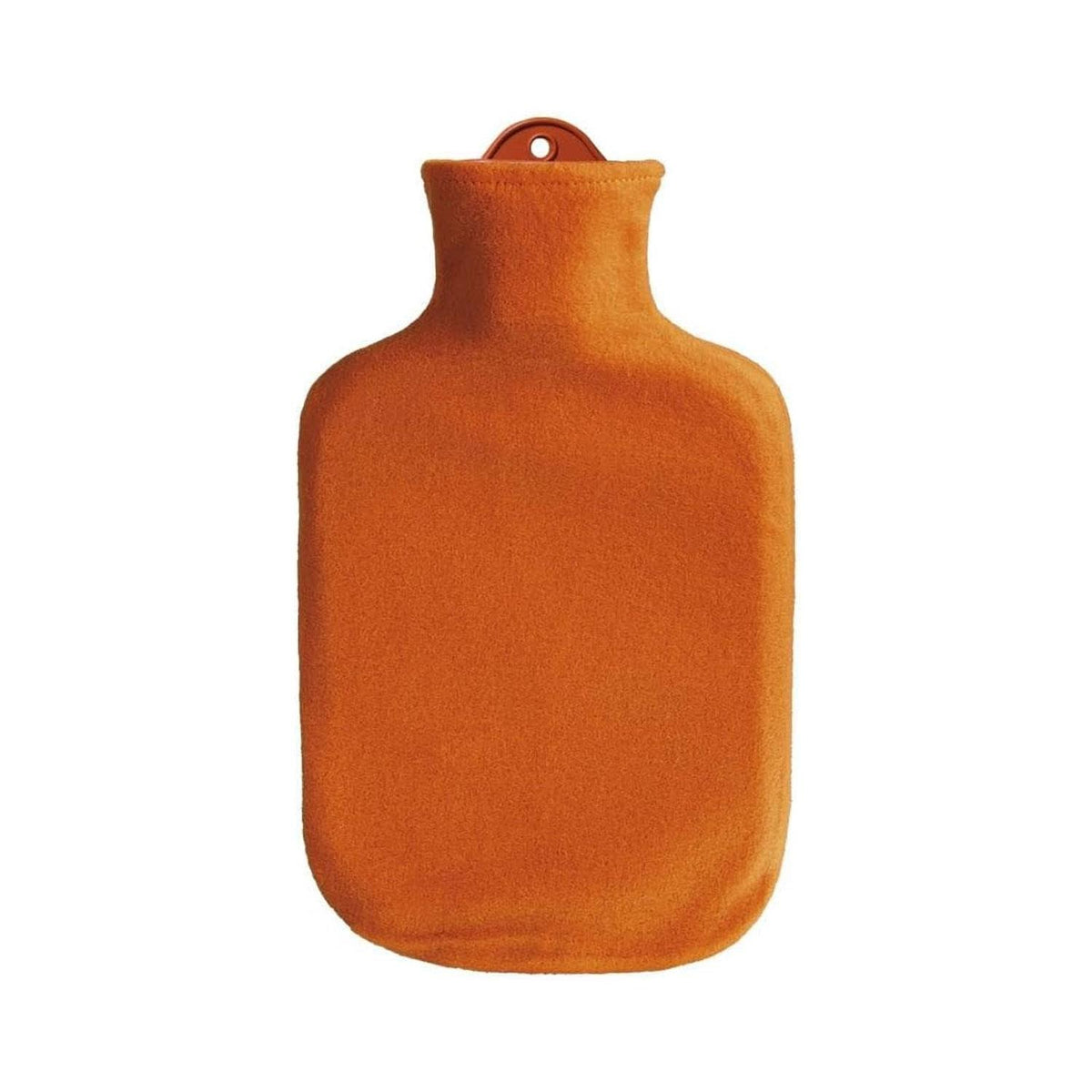 Sanger Natural Rubber One-Piece Moulded 2L Hot Water Bottle Orange
