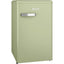 Swan Retro Under Counter Fridge Freezer 90L Green 77L Fridge 13L Freezer Glass Shelf Salad Drawer 3 Door Shelves