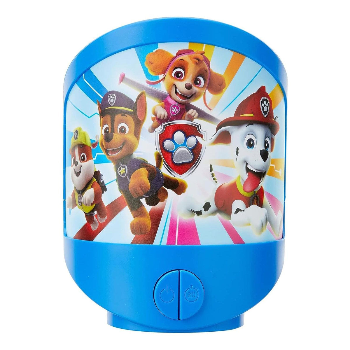 Lexibook Paw Patrol Kids LED Bedside And Wall Mounted Night Light Blue