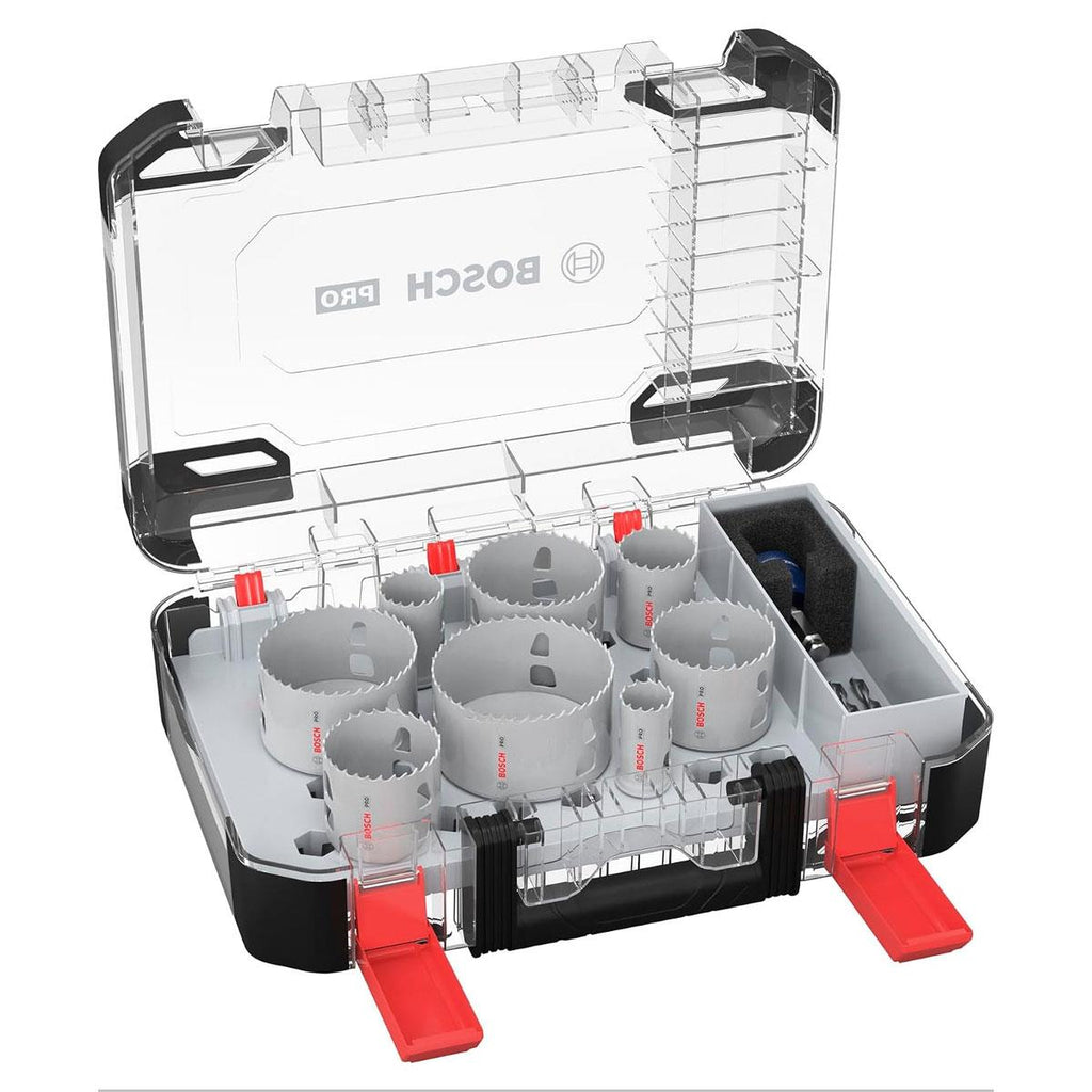 Bosch Pro Multi Material PC Plus Hole Saw Set 11-Piece 25–86 mm Power Change Plus