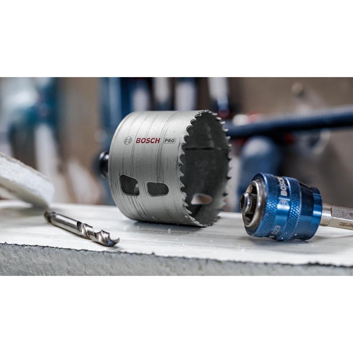 Bosch Pro Multi Material PC Plus Hole Saw Set 11-Piece 25–86 mm Power Change Plus