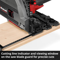 Einhell Professional Cordless Plunge Saw 18V Brushless 165mm Blade 56mm Cut Bare Unit