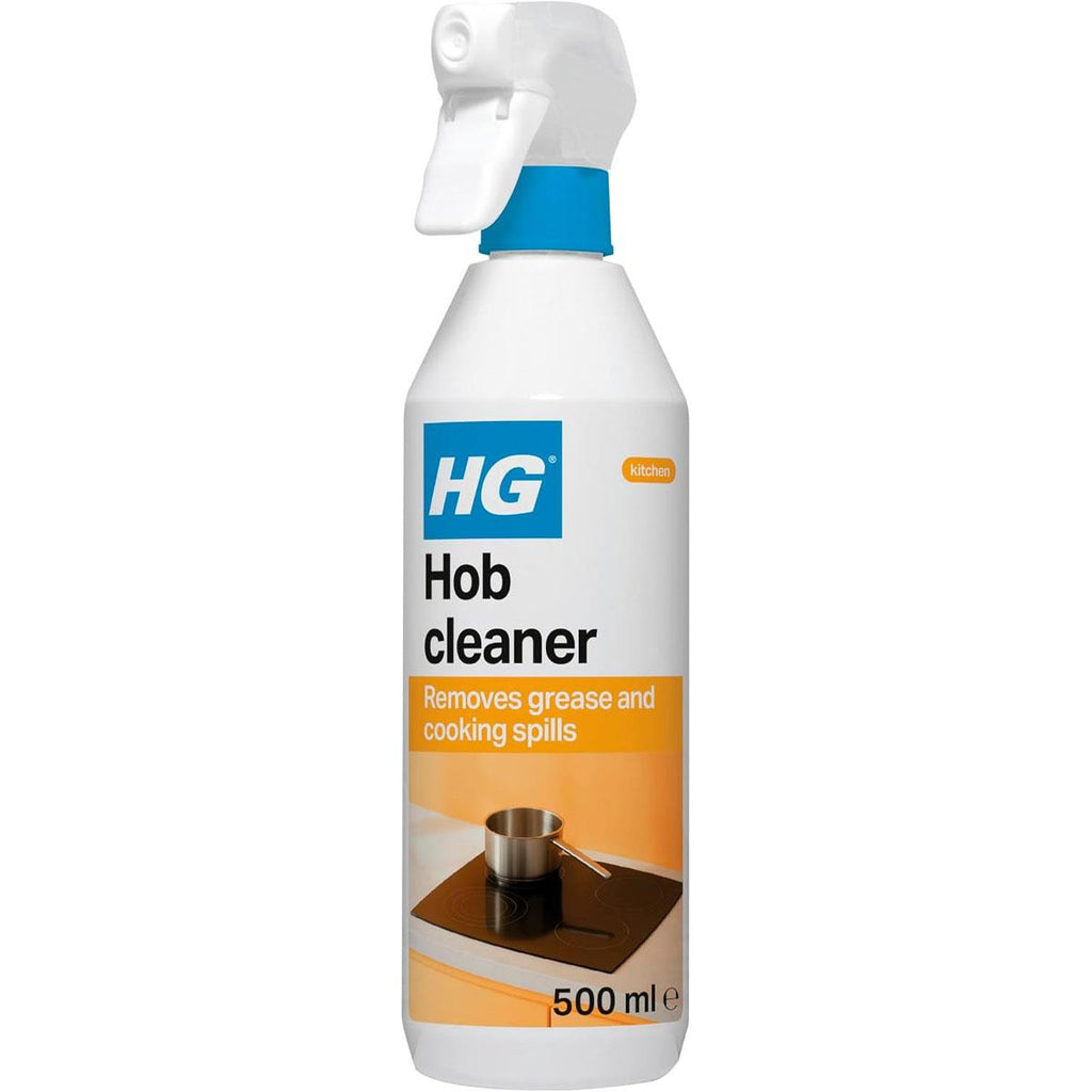 HG Hob Cleaner Spray 500ml for Ceramic Induction Gas & Electric Cooktops Kitchen Grease Remover