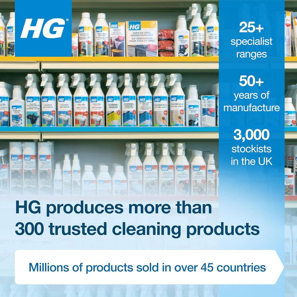 HG Hob Cleaner Spray 500ml for Ceramic Induction Gas & Electric Cooktops Kitchen Grease Remover