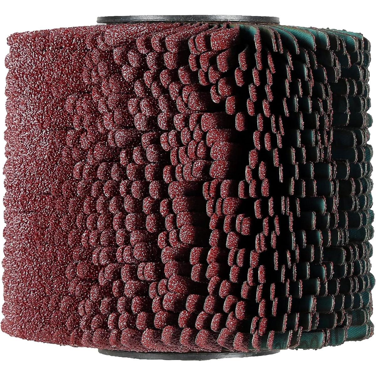 Einhell Abrasive Strip Sanding Brush P80 120 x 100 mm for Wood and Metal Compatible with TP-BR 18/32 Li BL