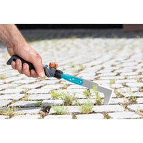 Gardena combisystem Patio Weeder Stainless Steel Weed Scraper for Moss and Weeds in Paving Joints - Blue/Black