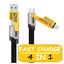 Generic 4-in-1 USB Charging Cable 1.5M USB-A and USB-C to Lightning and USB-C Braided Multi-Connector Lead