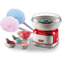 Ariete Party Time Candy Floss Maker 500W Red with Sugar Dispenser and 4 Cones 450W - Red