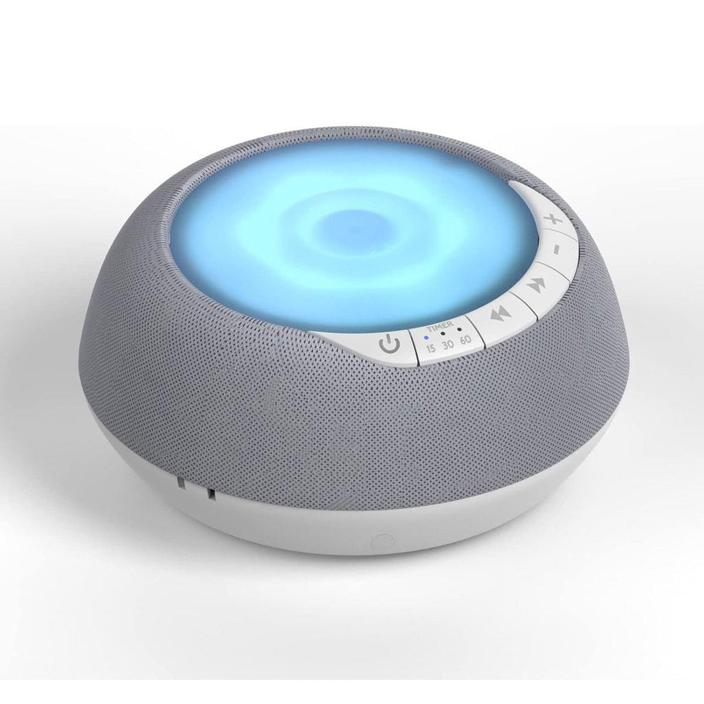 i-box Serene Portable White Noise Machine with Nightlight 15 Sounds 7-Colour RGB Light 2400mAh Rechargeable Battery - Grey