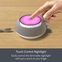 i-box Serene Portable White Noise Machine with Nightlight 15 Sounds 7-Colour RGB Light 2400mAh Rechargeable Battery - Grey