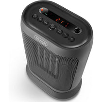 De'Longhi Capsule You&Me Ceramic Fan Heater 2000W Oscillating Remote Control Dark Grey