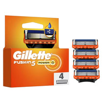 Gillette Fusion5 Power Men's Razor Blade Refills 5 Anti-Friction Blades Precision Trimmer Pack of 4