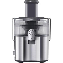 Braun MultiJuice 7 Electric Juicer 1000W ColdXtract Technology 75mm Feed Tube 2L Pulp Container Grey
