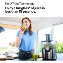 Braun MultiJuice 7 Electric Juicer 1000W ColdXtract Technology 75mm Feed Tube 2L Pulp Container Grey
