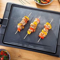 Judge Electricals Table Top Grill Teppanyaki Hot Plate Black