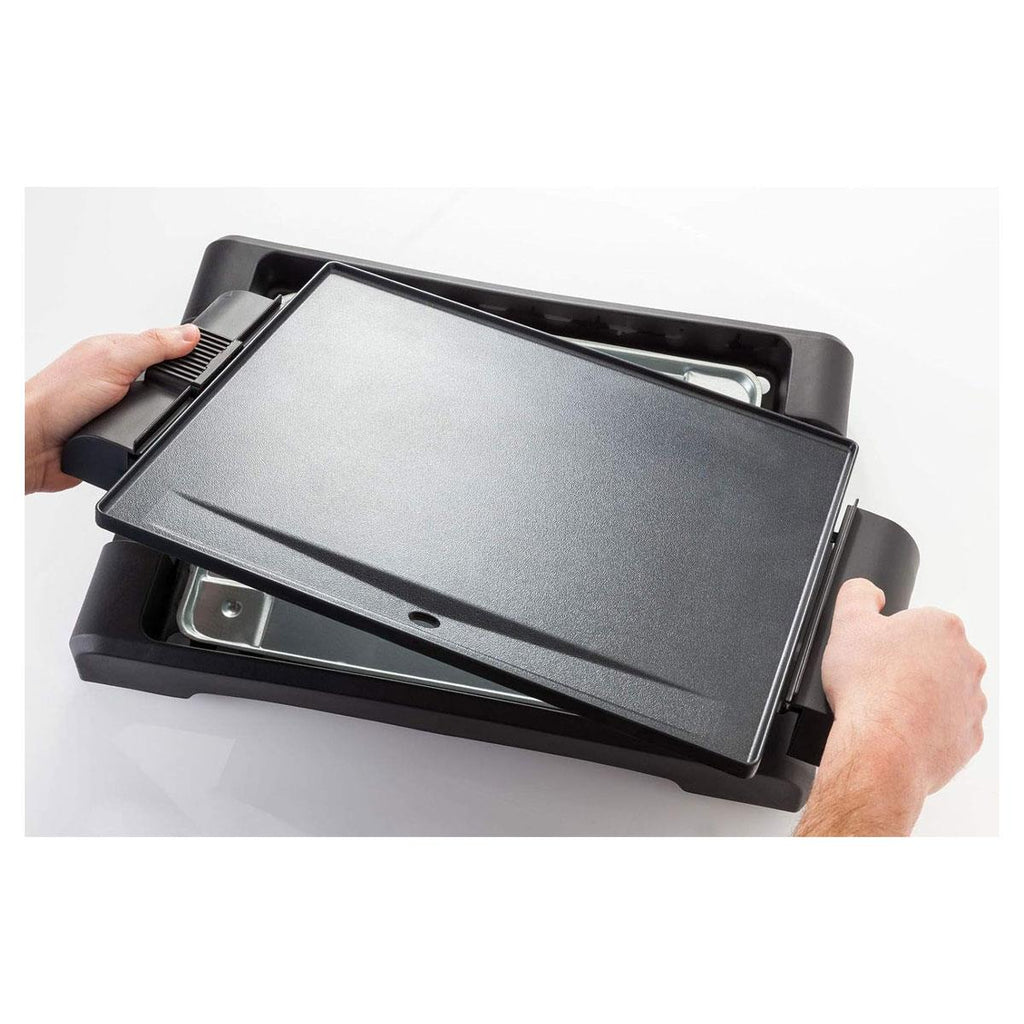 Judge Electricals Table Top Grill Teppanyaki Hot Plate Black