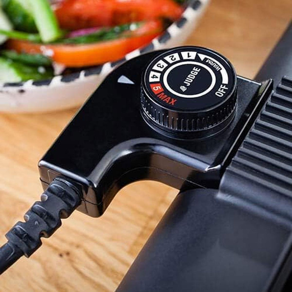 Judge Electricals Table Top Grill Teppanyaki Hot Plate Black