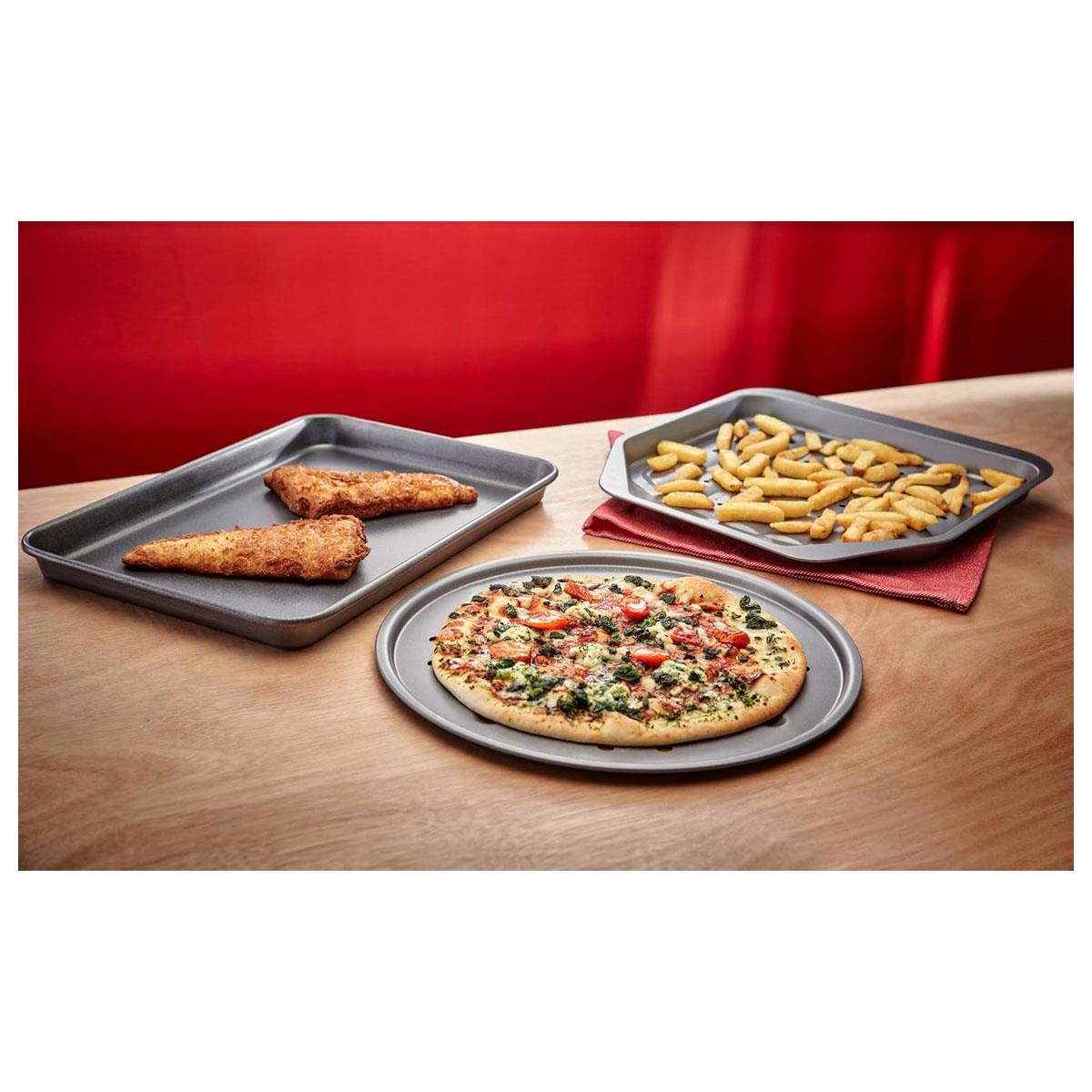 Judge Everyday Non Stick Perforated Carbon Steel Oven Chip Tray Grey