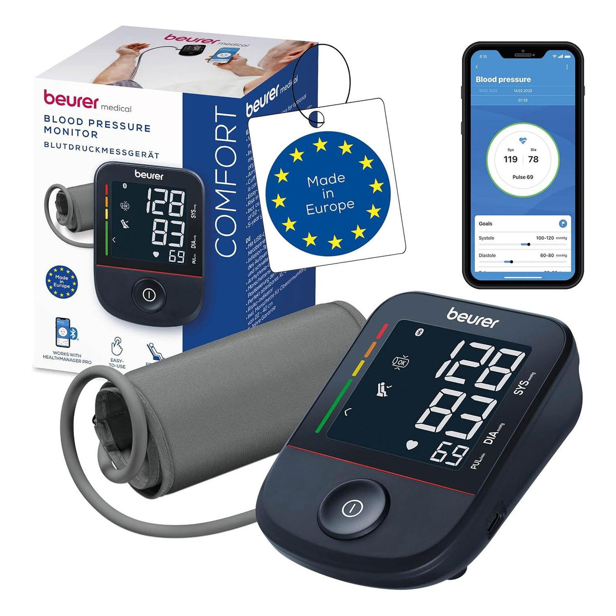 Beurer BM48 Upper Arm Blood Pressure Black