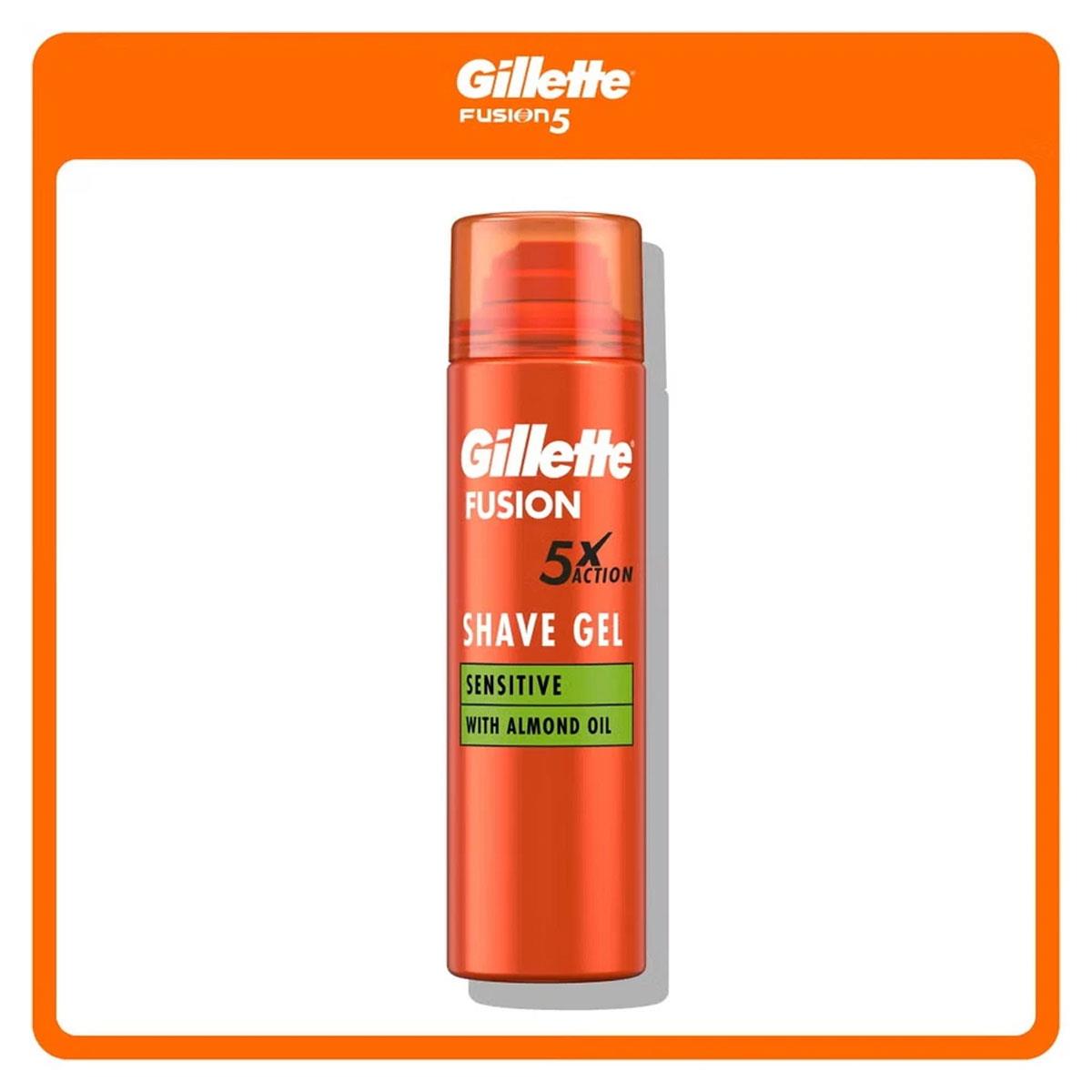 Gillette Fusion Razor & Fusion Shaving Gel 200ml