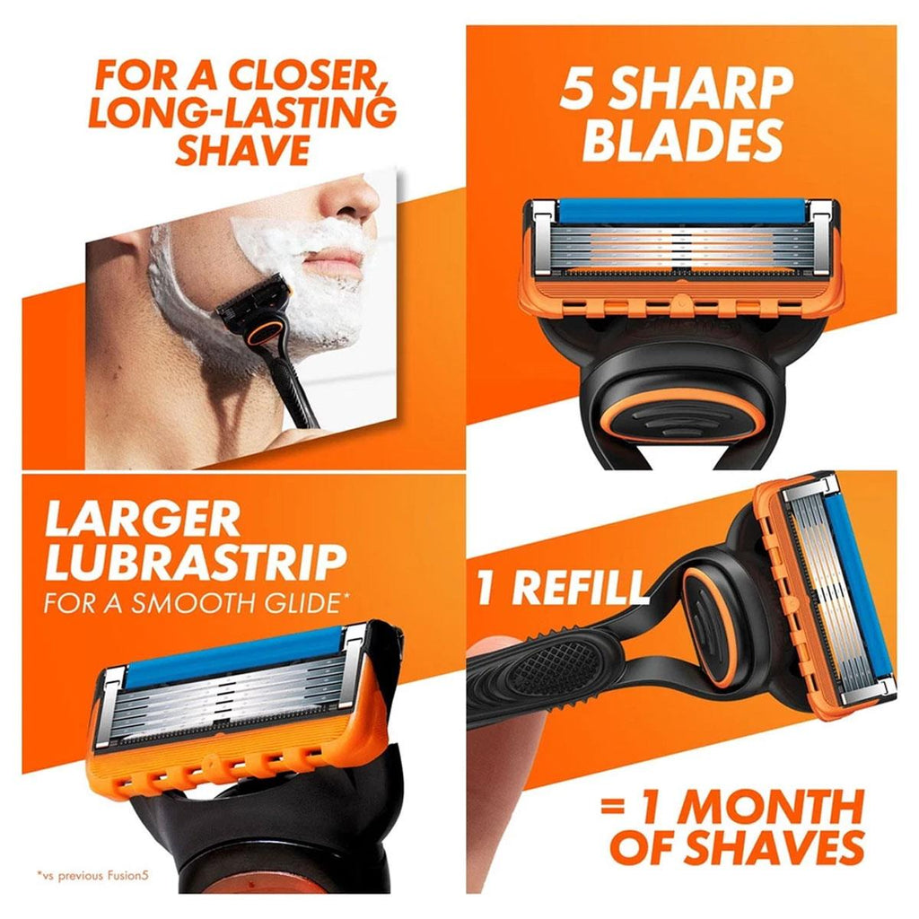Gillette Fusion Razor & Fusion Shaving Gel 200ml
