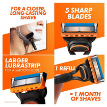 Gillette Fusion Razor & Fusion Shaving Gel 200ml