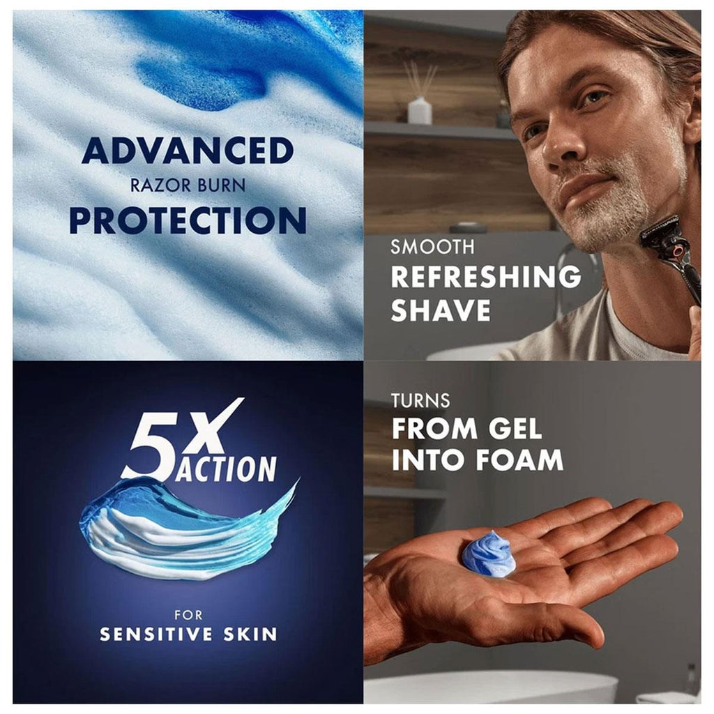 Gillette Fusion Razor & Fusion Shaving Gel 200ml