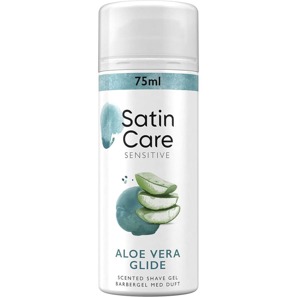Gillette Satin Care Sensitive Skin Women's Shaving Gel with Moisturizing Formula 75ml