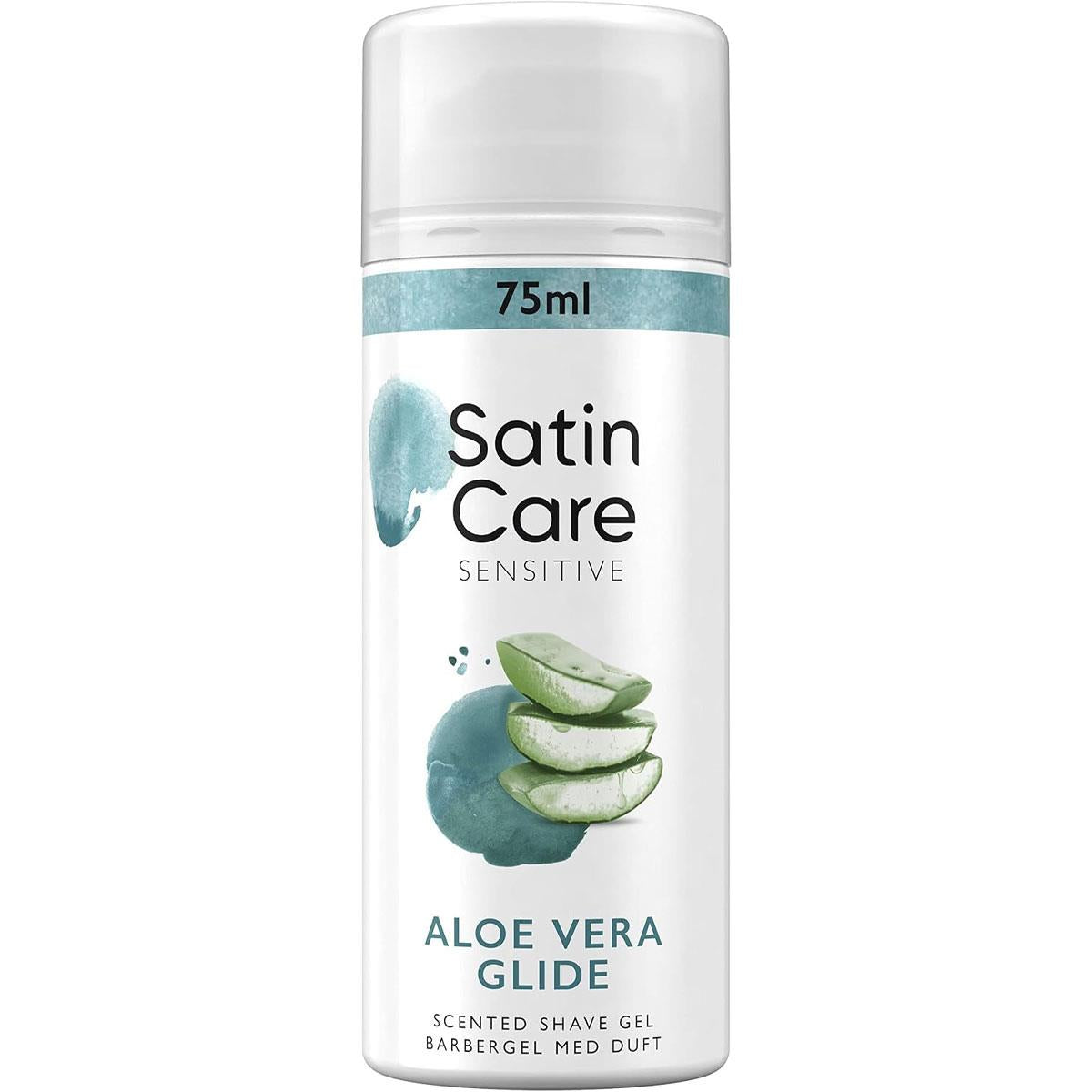 Gillette Satin Care Sensitive Skin Women's Shaving Gel with Moisturizing Formula 75ml