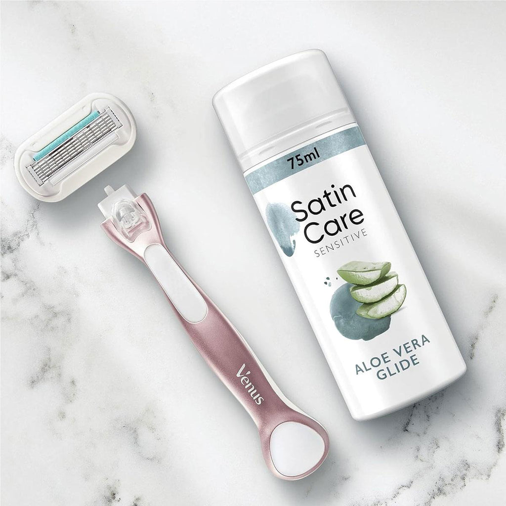Gillette Satin Care Sensitive Skin Women's Shaving Gel with Moisturizing Formula 75ml