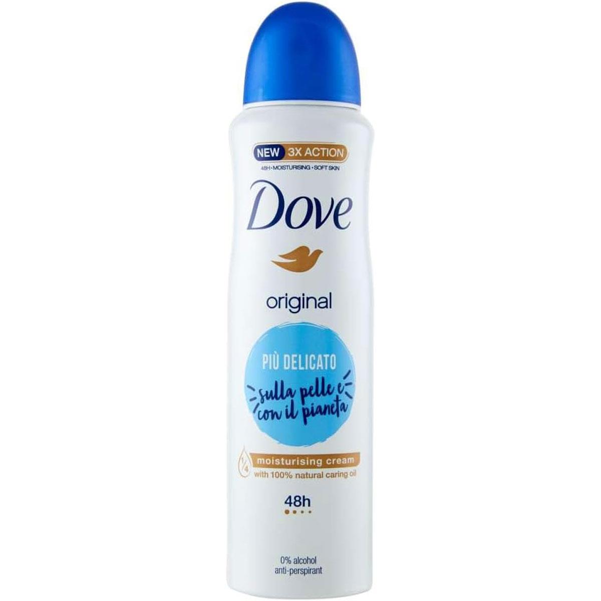 Dove Original Women's Anti-Perspirant Deodorant Spray 150ml Moisturising Formula