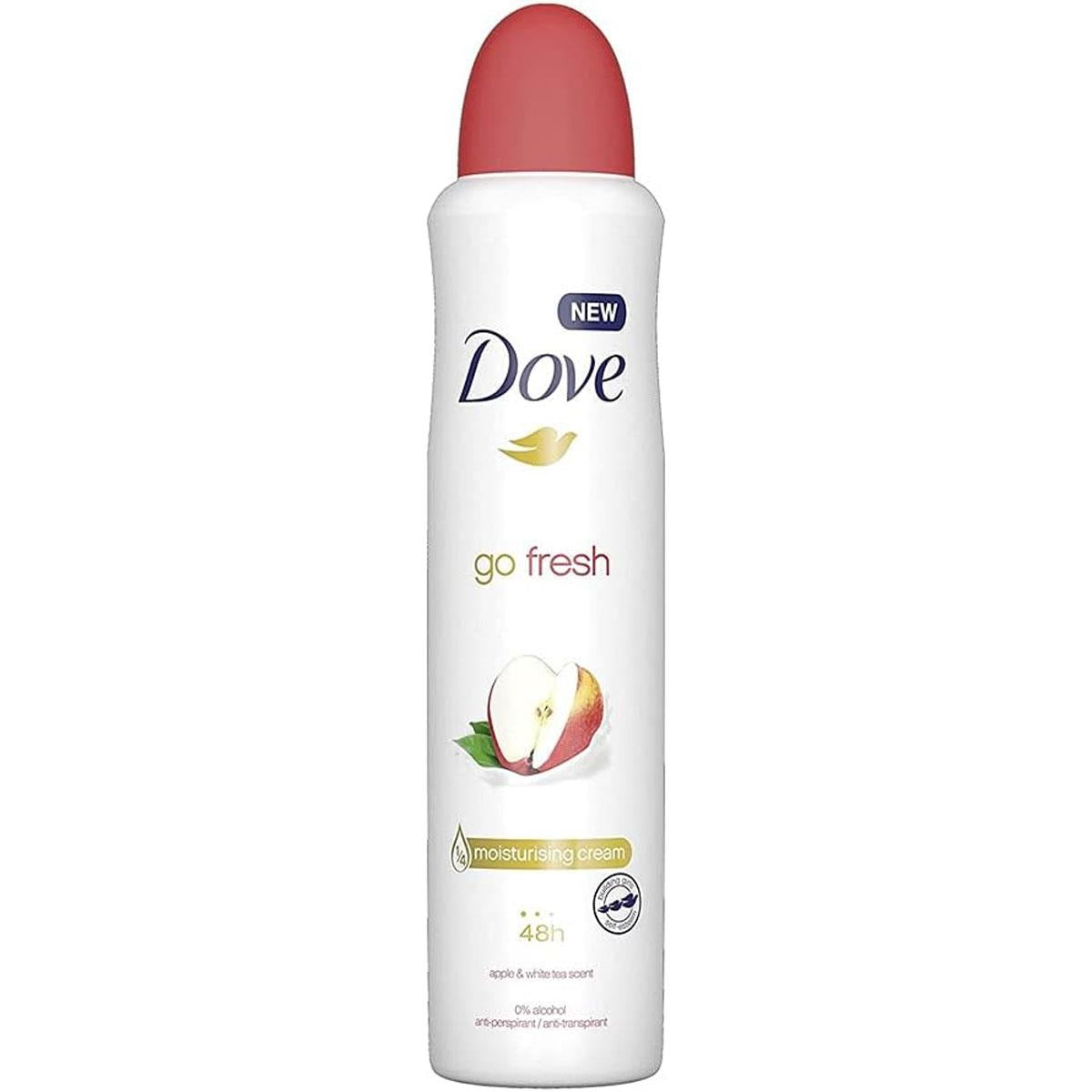 Dove Go Fresh Apple and White Tea Anti-Perspirant Deodorant Spray 250ml