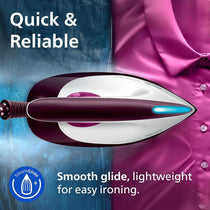 Philips Perfect Care Compact Steam Generator Iron Burgundy/White