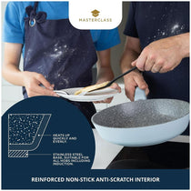 MasterClass Frying Pan 26cm Sky Blue
