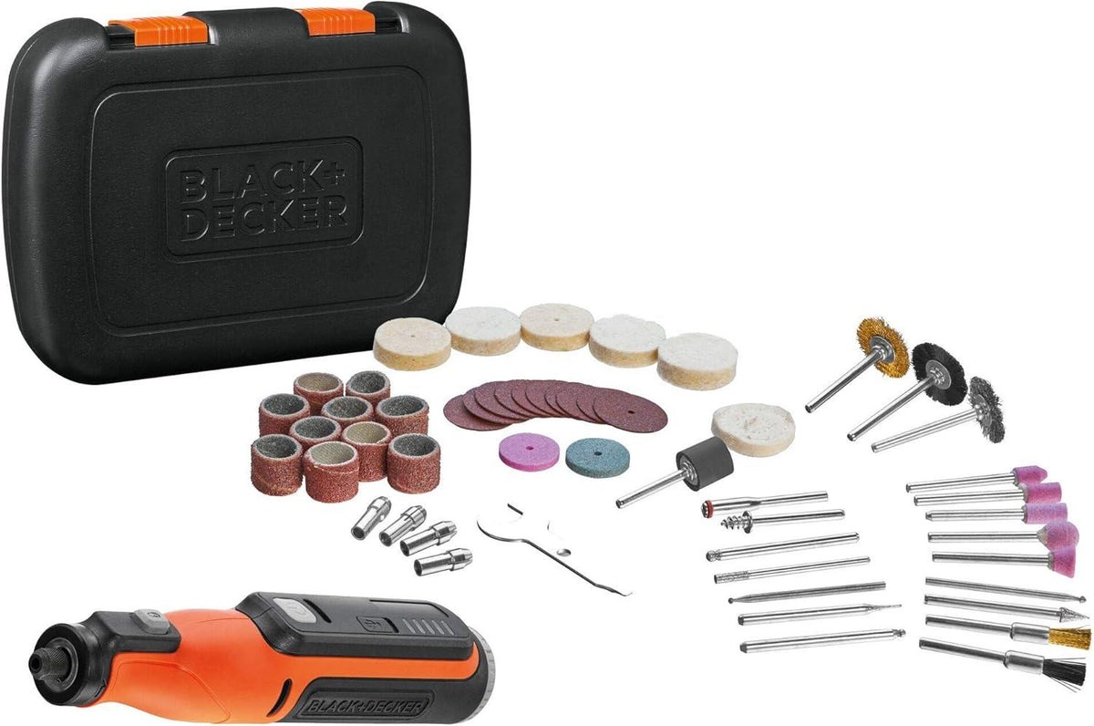 Black & Decker 7.2V Cordless Rotary Tool Black/Orange