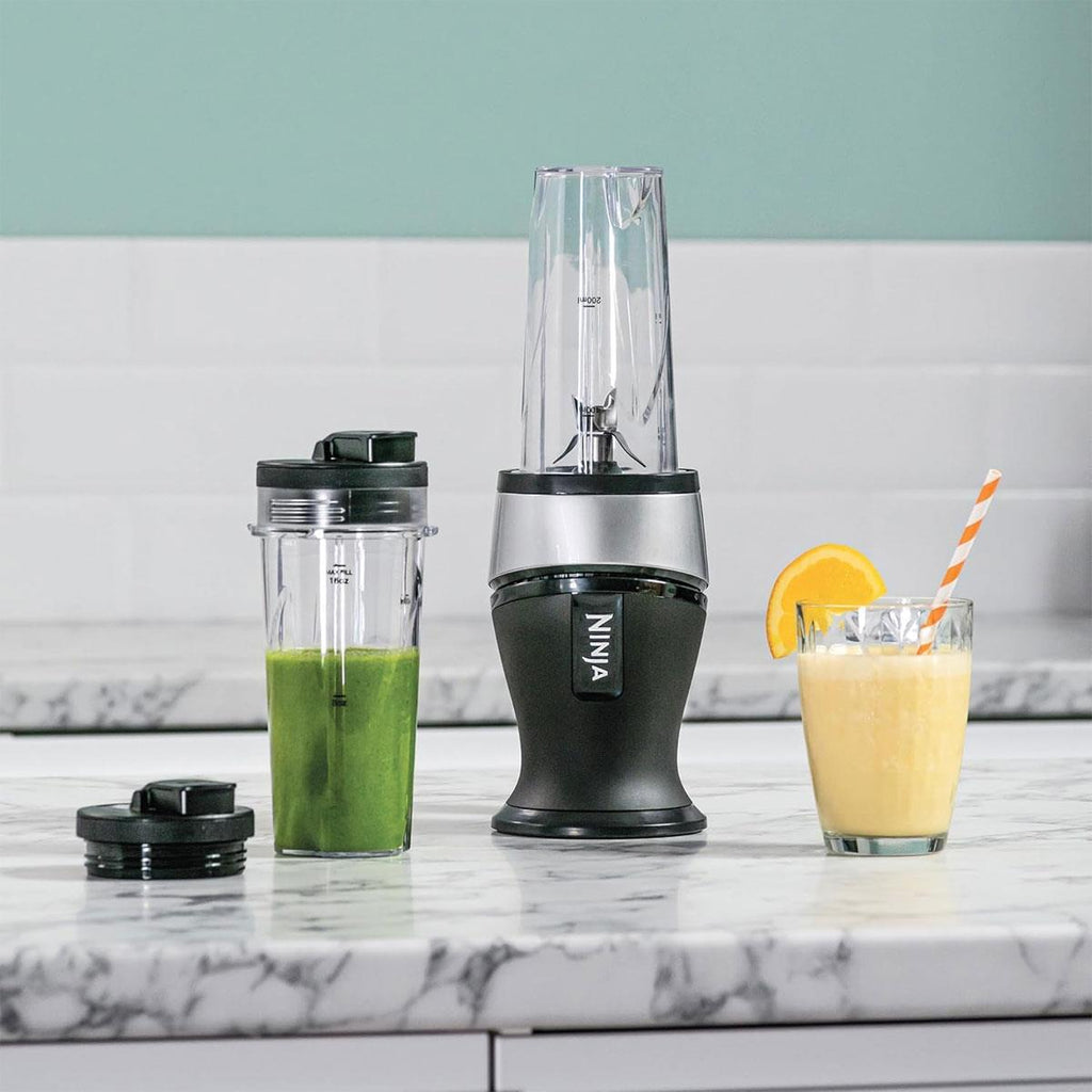 Ninja Nutri Slim Personal Blender and Smoothie Maker 700W 2 x 470ml Cups Black and Silver