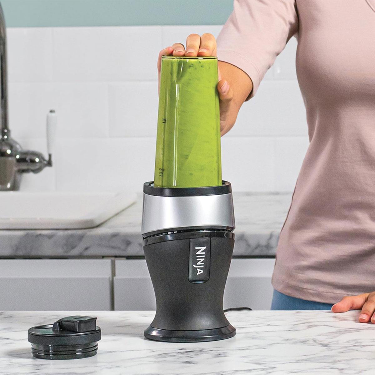 Ninja Nutri Slim Personal Blender and Smoothie Maker 700W 2 x 470ml Cups Black and Silver
