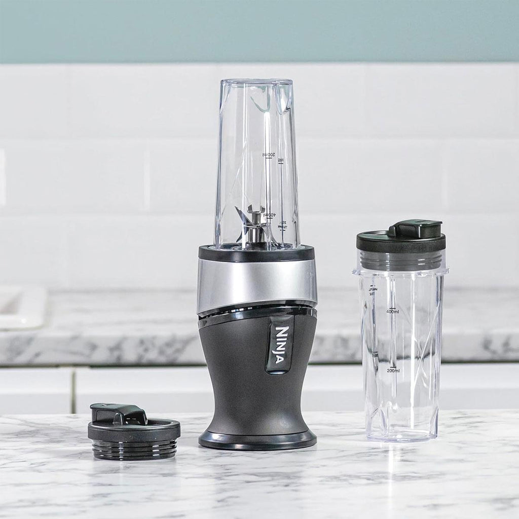 Ninja Nutri Slim Personal Blender and Smoothie Maker 700W 2 x 470ml Cups Black and Silver