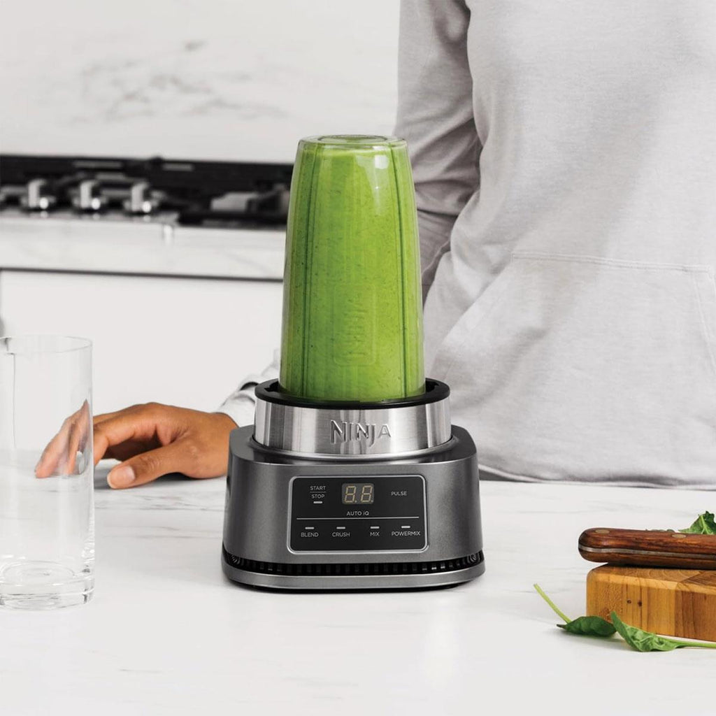 Ninja Foodi Power Nutri Blender 2-in-1 1100W 700ml Cup 400ml Bowl Auto-iQ Silver