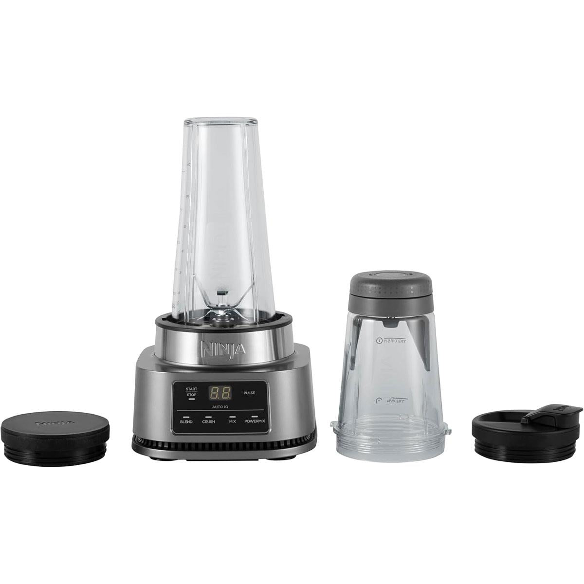 Ninja Foodi Power Nutri Blender 2-in-1 1100W 700ml Cup 400ml Bowl Auto-iQ Silver