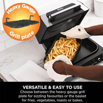 Ninja Foodi 6-in-1 MAX Indoor Grill and Air Fryer 3.8L 1760W Smart Cook Probe Grey/Silver