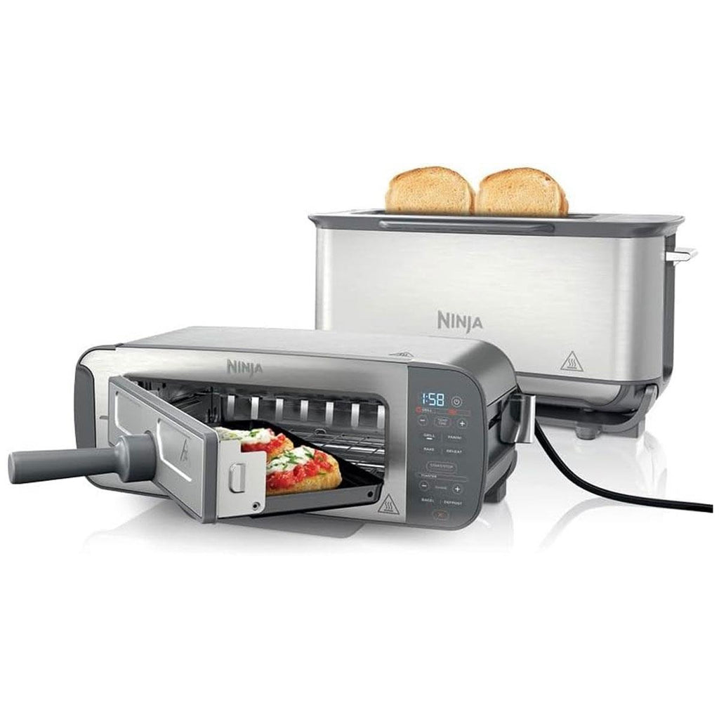 Ninja Foodi 3-in-1 Toaster Grill and Panini Press 2400W Stainless Steel 7 Cooking Functions