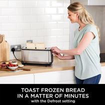 Ninja Foodi 3-in-1 Toaster Grill and Panini Press 2400W Stainless Steel 7 Cooking Functions