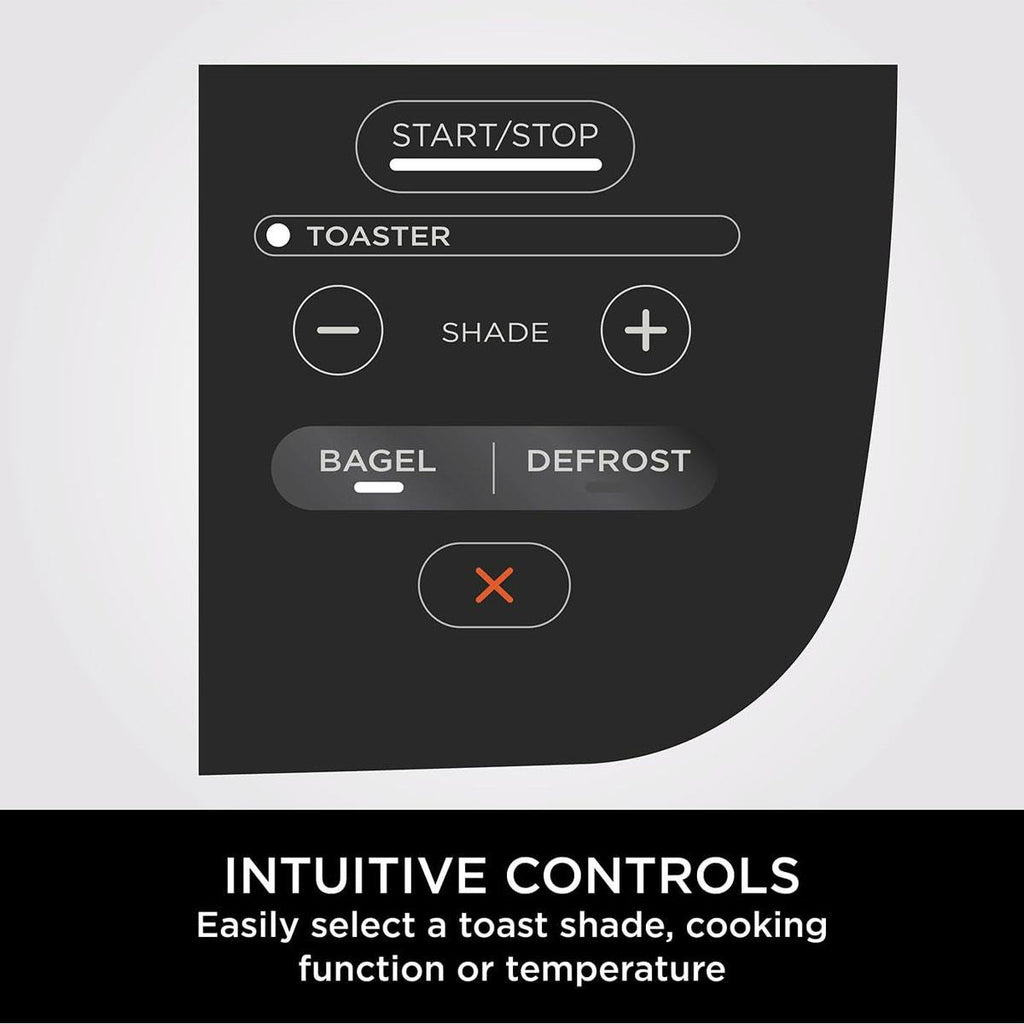 Ninja Foodi 3-in-1 Toaster Grill and Panini Press 2400W Stainless Steel 7 Cooking Functions
