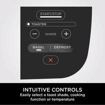 Ninja Foodi 3-in-1 Toaster Grill and Panini Press 2400W Stainless Steel 7 Cooking Functions