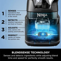 Ninja Detect Power Blender Pro 1200W 2.1L Jug BlendSense Technology Black